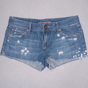 American Eagle Cut Off Denim Shorts